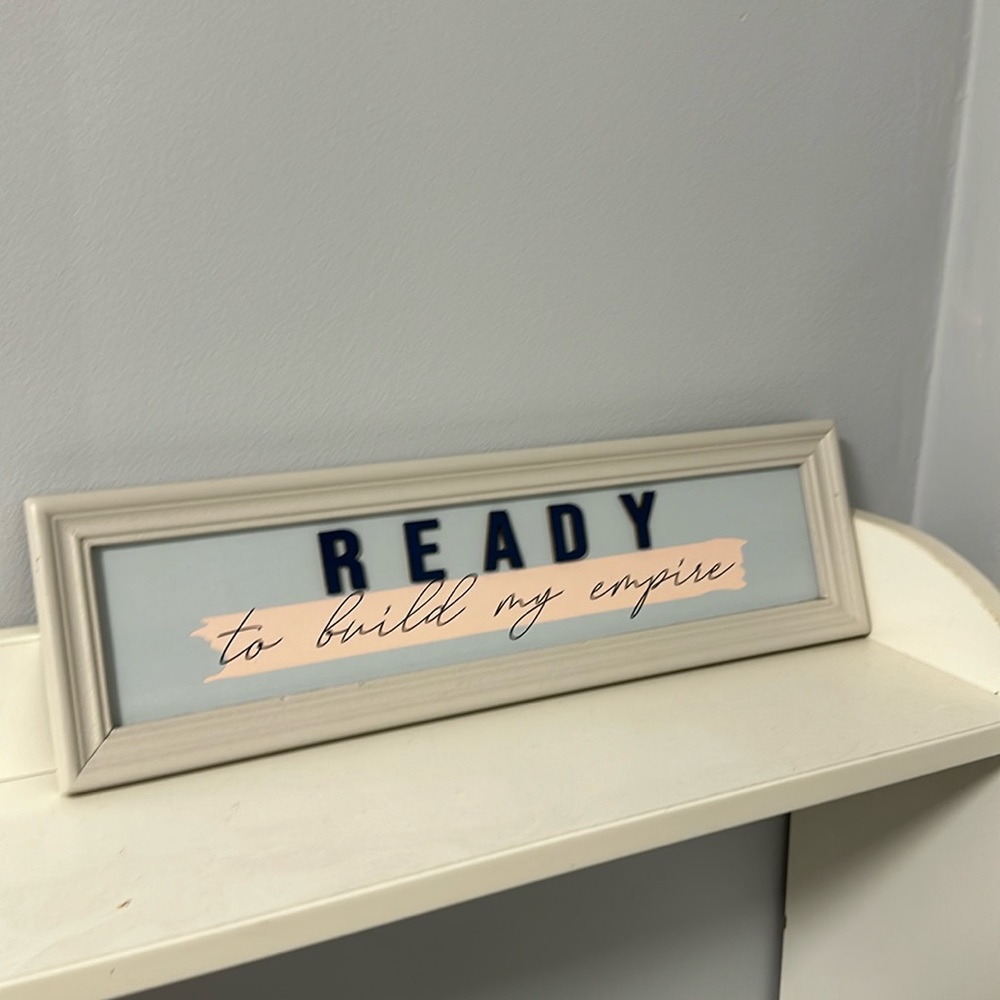 Desk sign/ wall art